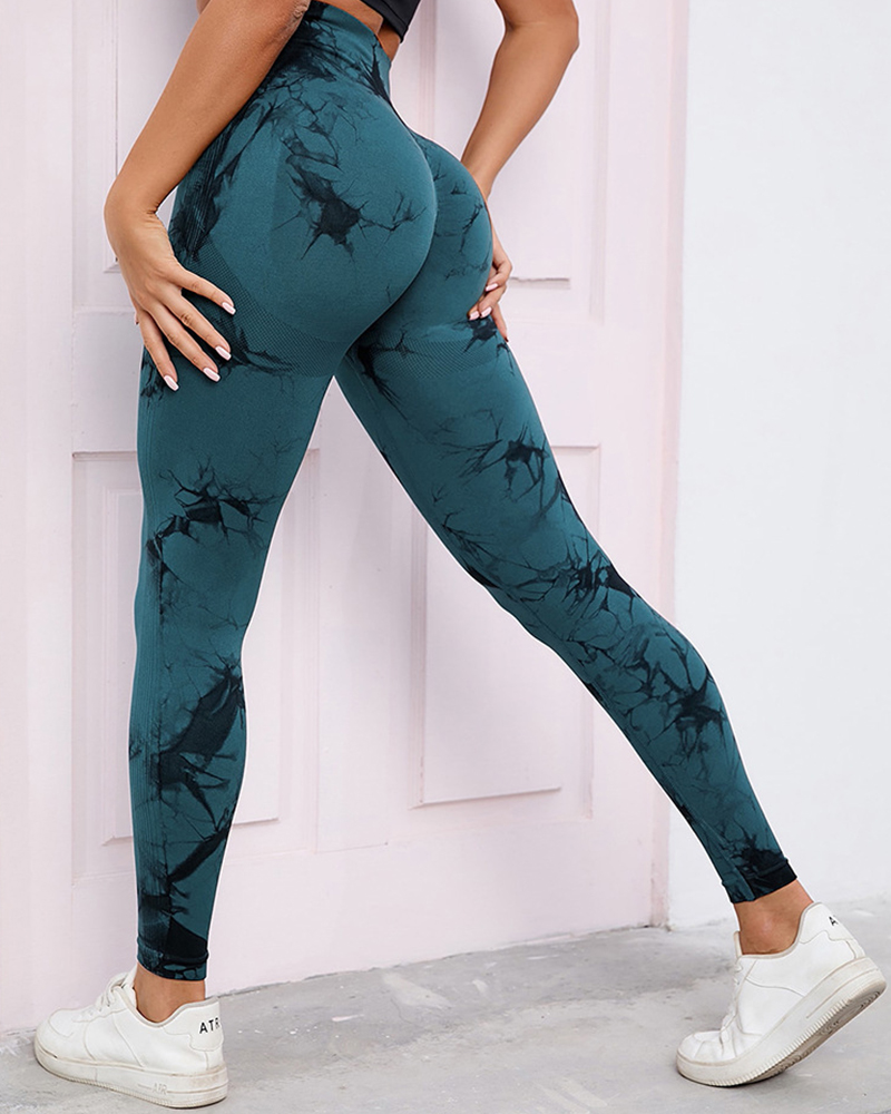 Tie-Dye Hip Yoga Pants Tie-Dye Hip Yoga Pants