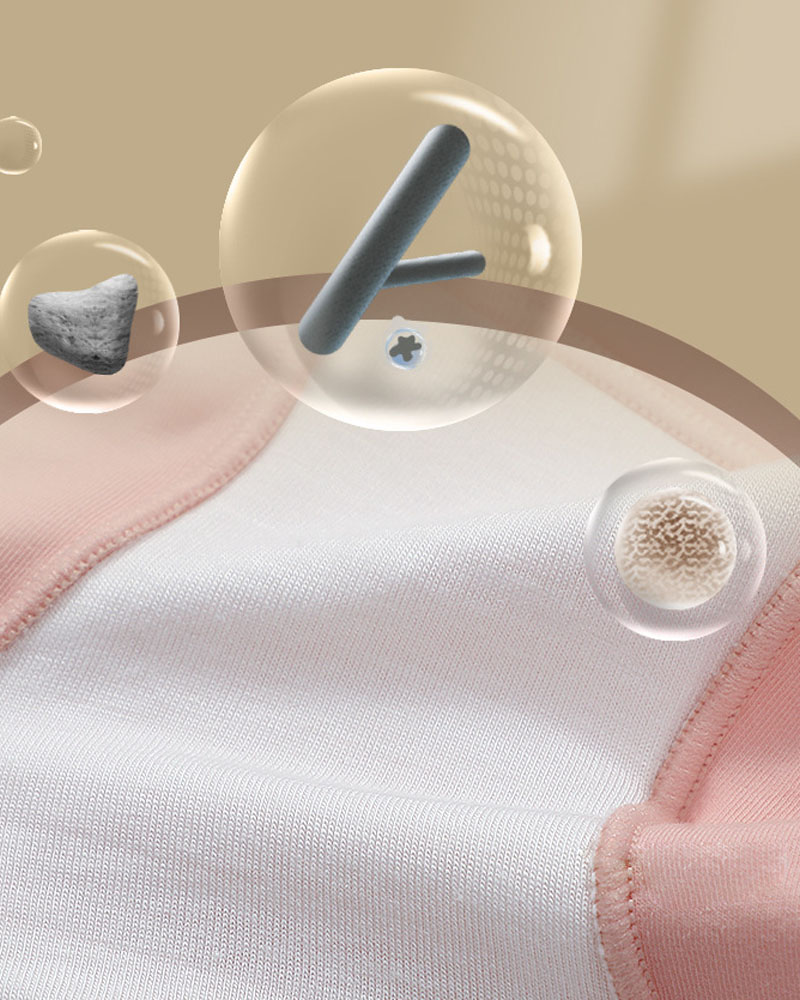 Long-Staple Cotton Antibacterial Mid-Rise Panties Long-Staple Cotton Antibacterial Mid-Rise Panties