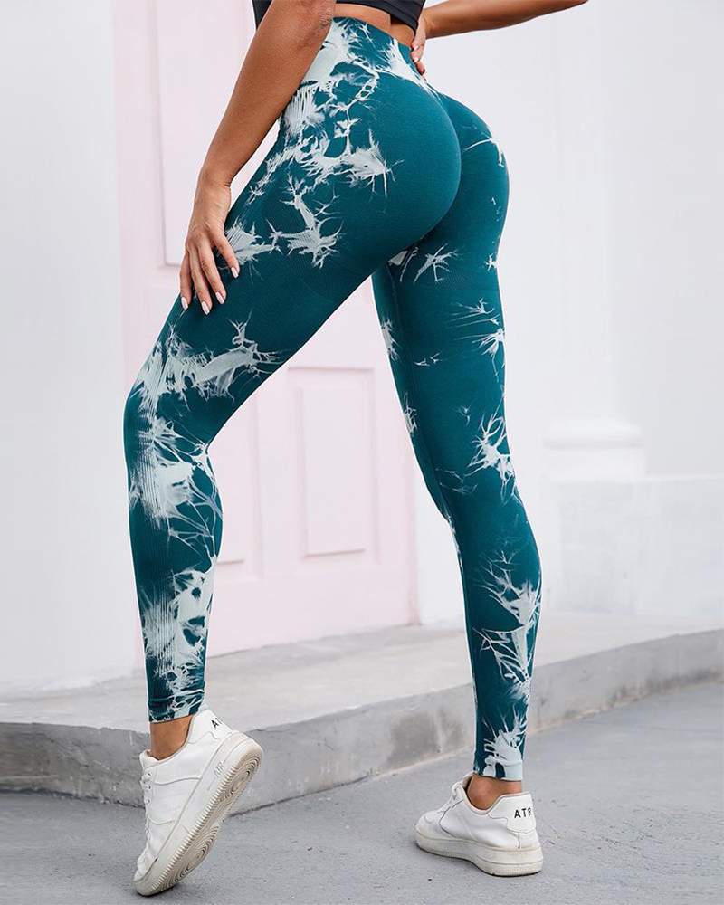 Tie-Dye Hip Yoga Pants Tie-Dye Hip Yoga Pants