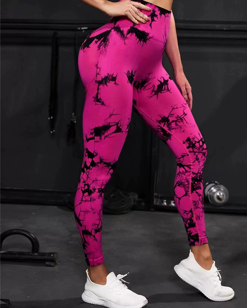 Tie-Dye Hip Yoga Pants Tie-Dye Hip Yoga Pants
