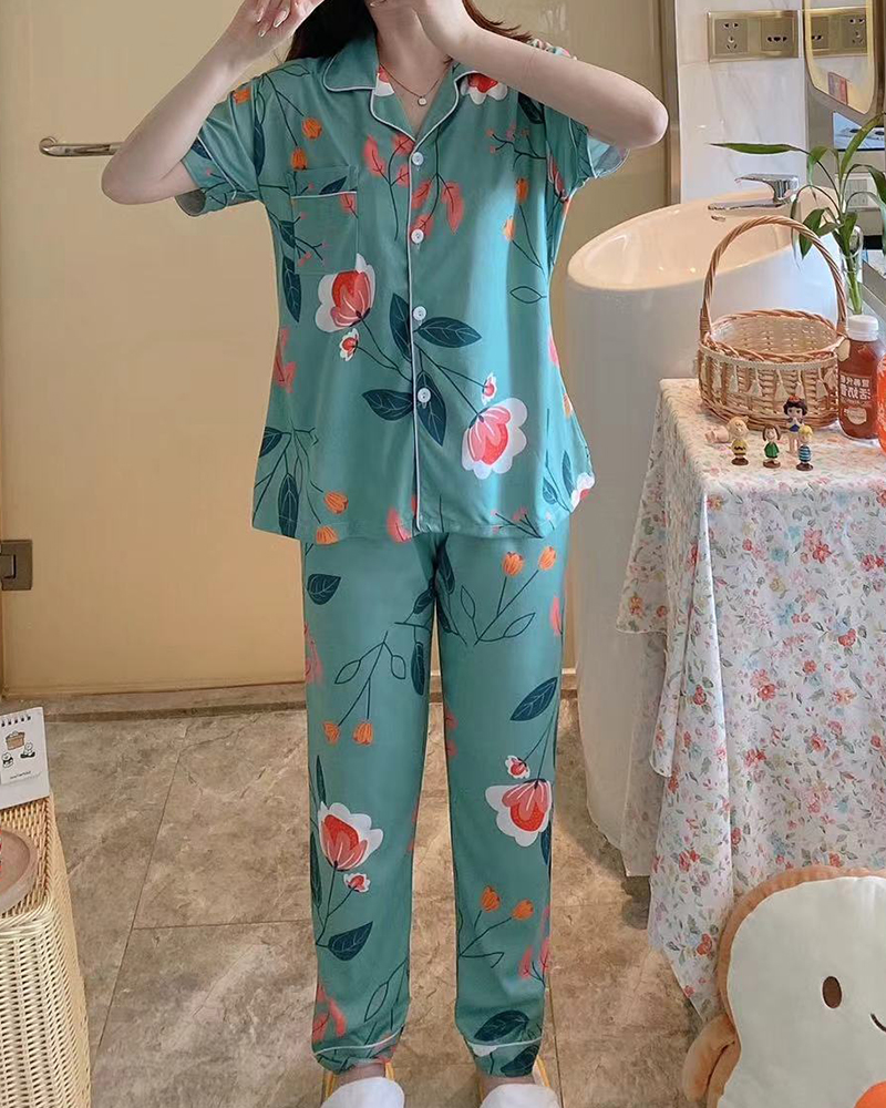 Graffiti Pajamas Long 2 pce Set Graffiti Pajamas Long 2 pce Set