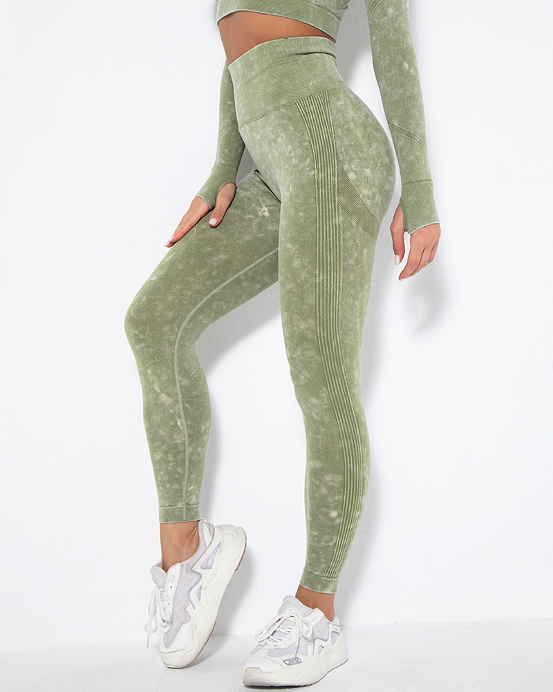 Washed Yoga Pants Washed Yoga Pants