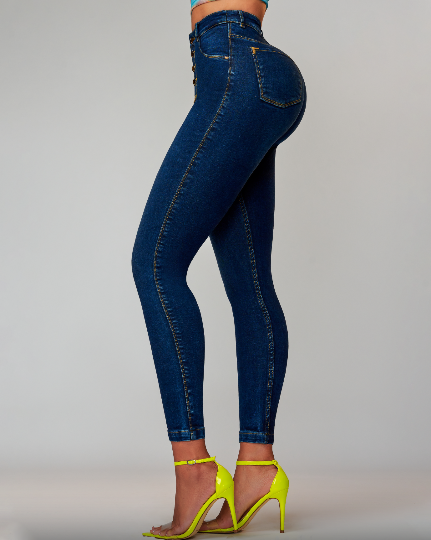 Push Up Jeans Glamour Glow