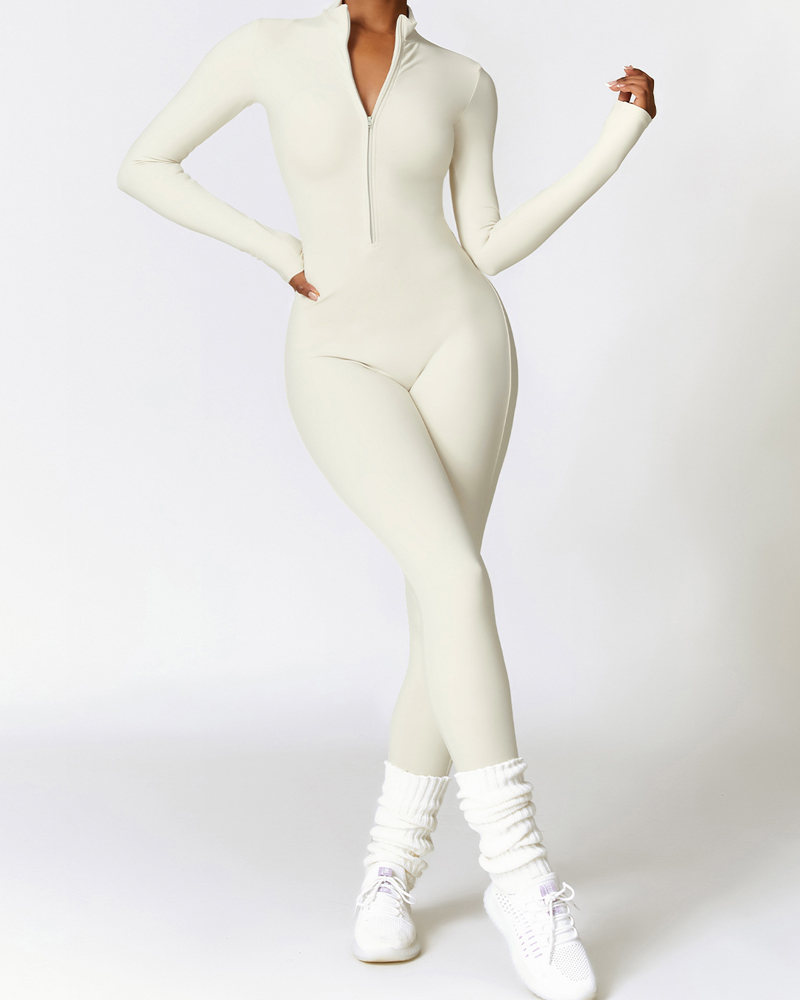 Tight Fleece Yoga Jumpsuit Tight Fleece Yoga Jumpsuit