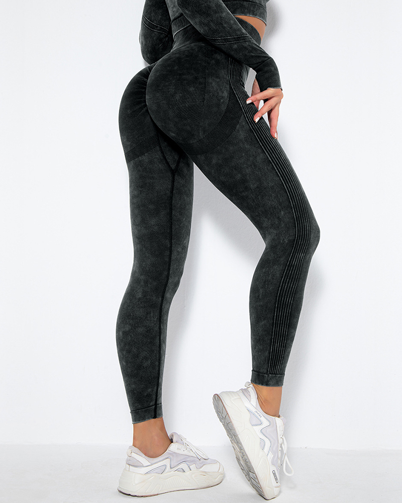 Washed Yoga Pants Washed Yoga Pants