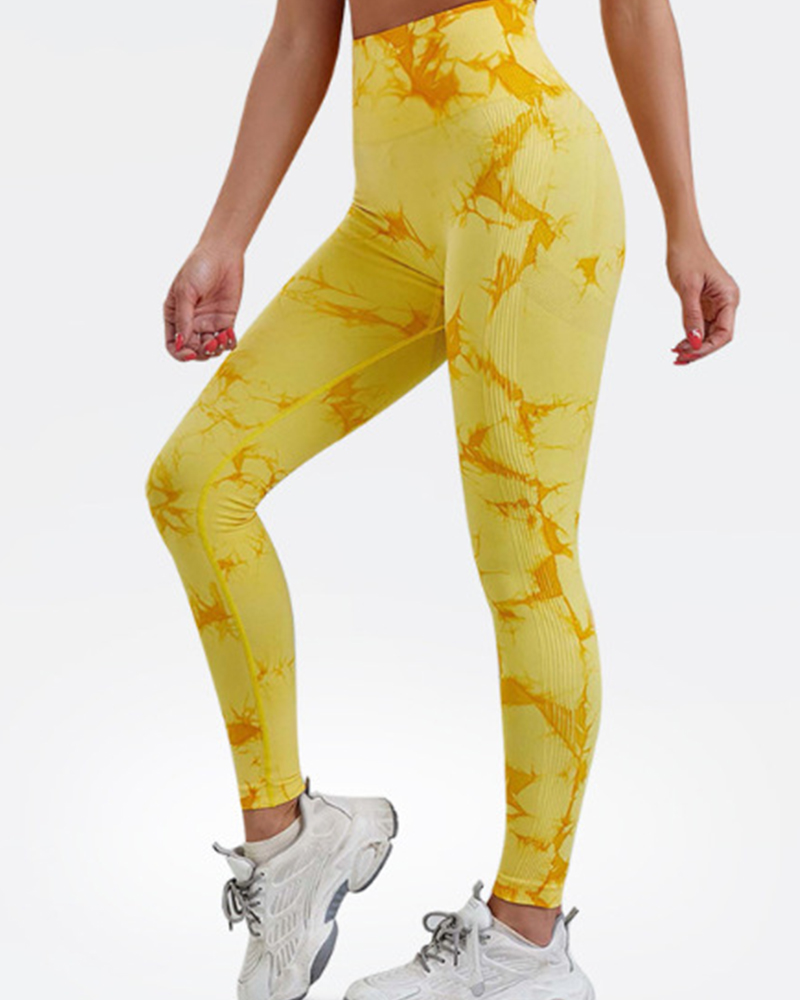 Tie-Dye Hip Yoga Pants Tie-Dye Hip Yoga Pants
