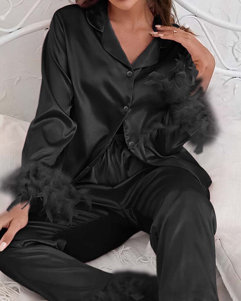 Ice Silk Feather Homewear Ice Silk Feather Homewear